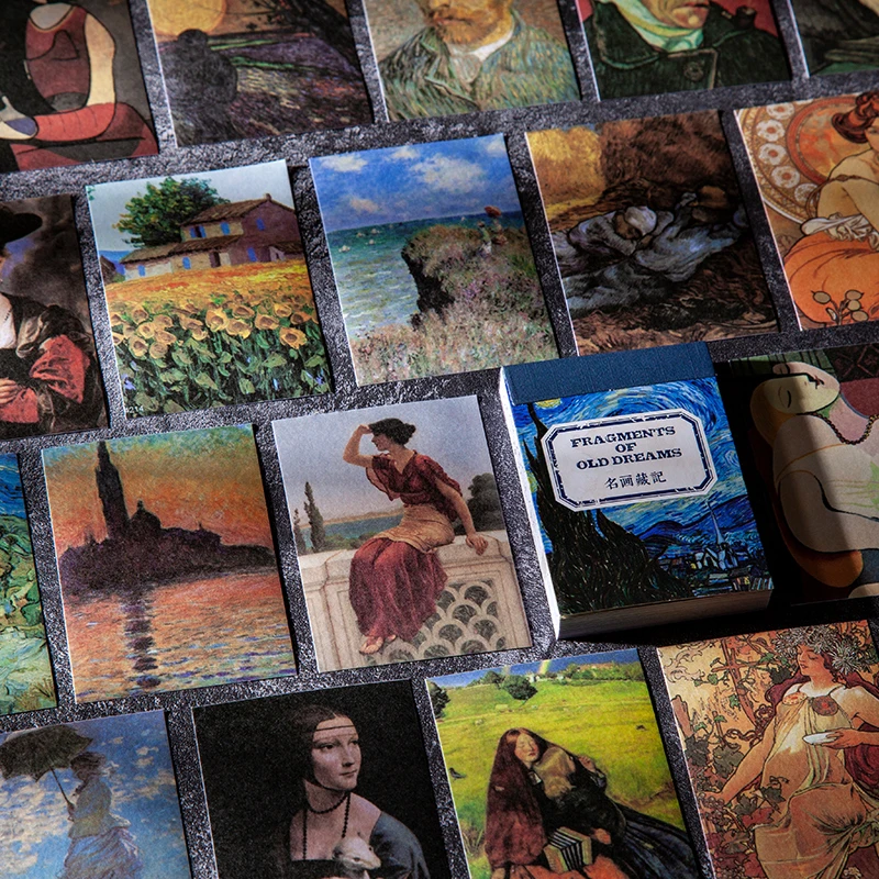 Dimi 50 листов фрагменты старой мечты серии книжка с наклейками Винтаж карман