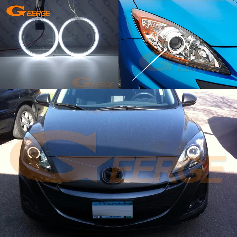 Для Mazda 3 mazda3 BL 2009 2010 2011 2012 2013 отличные ультра яркие CCFL ангельские глазки Halo кольца
