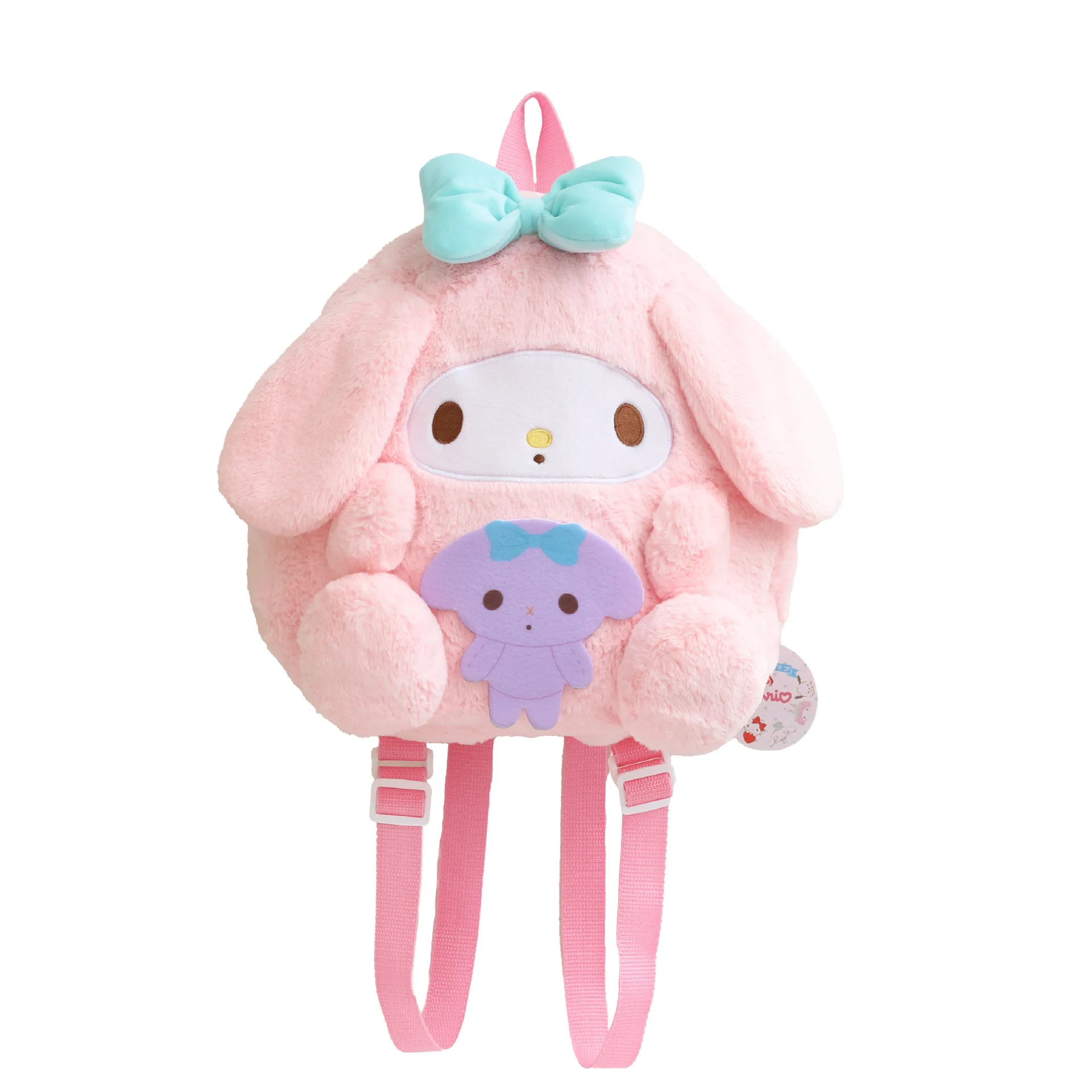 

Kawaii Sanrios мультфильмы аниме плюшевая мелодия Kuromi Cinnamoroll сумка на плечо рюкзак плюшевая Детская кукла подарок