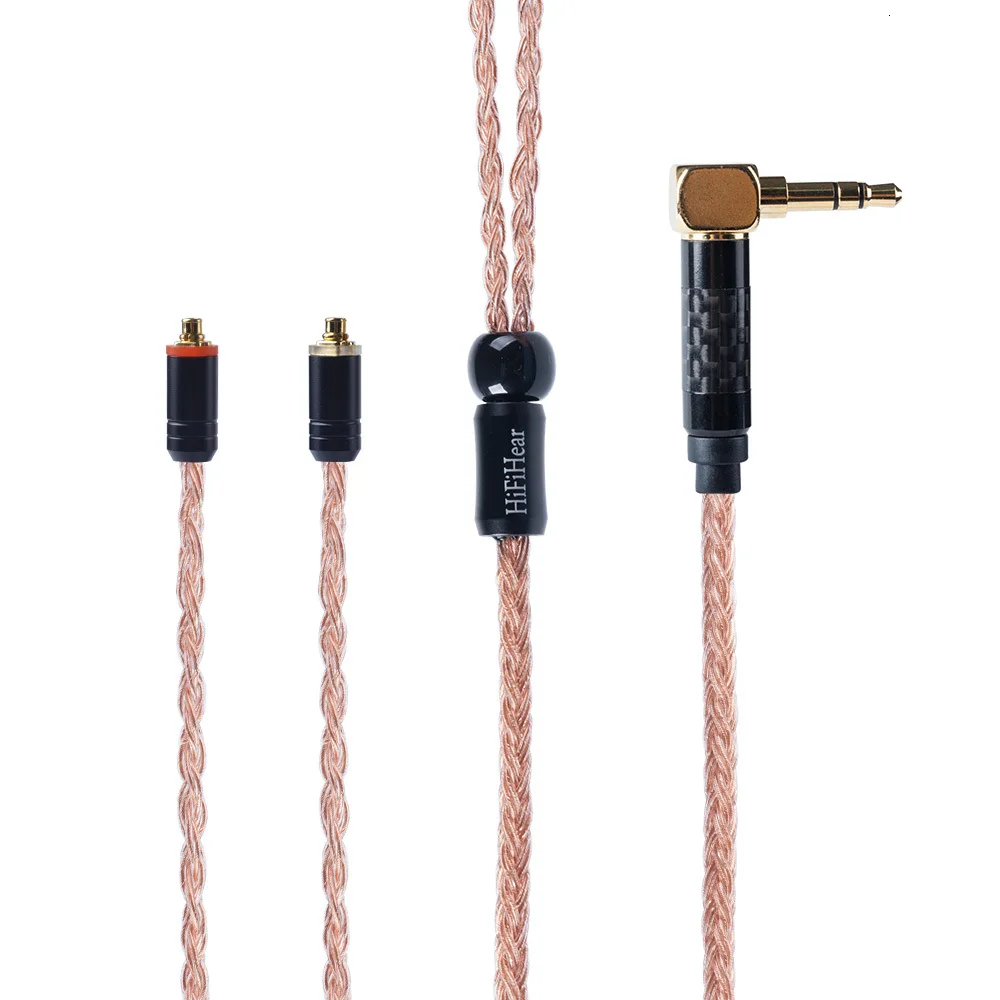 AK Hifihear 16 основной импорт монокристаллической Медь кабель 2,5/3,5 мм балансный кабель с MMCX/2pin разъем для лампа указателя X6 KZZST CCA C10