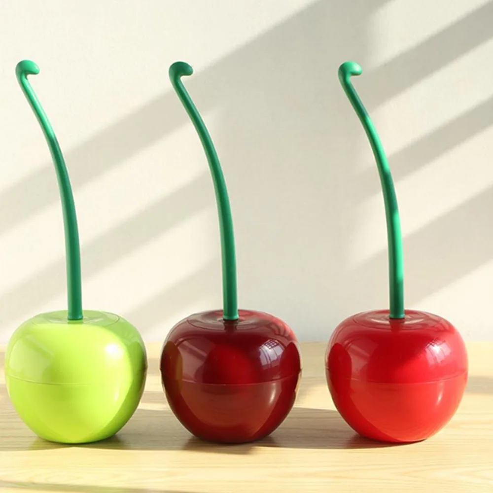 

Вишня Форма Туалет Щетка Набор держателей ершика для унитаза для ванной комнаты и набором инструментов для чистки бытовой Аксессуары для в...