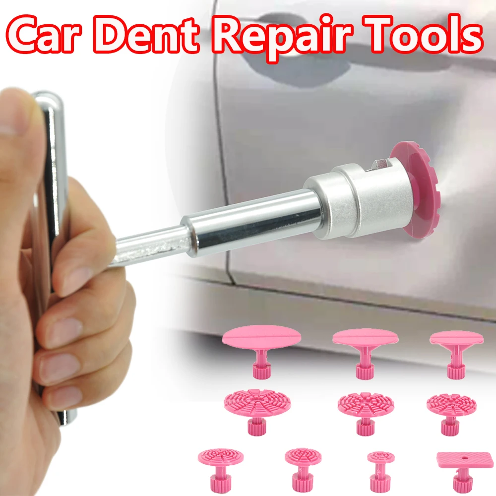 

Car Dent Repair Puller Plastic Gasket Sheet No Glue Universal Hail Pit Sagging Repair Kit Car Repair Tools Auto Accessories