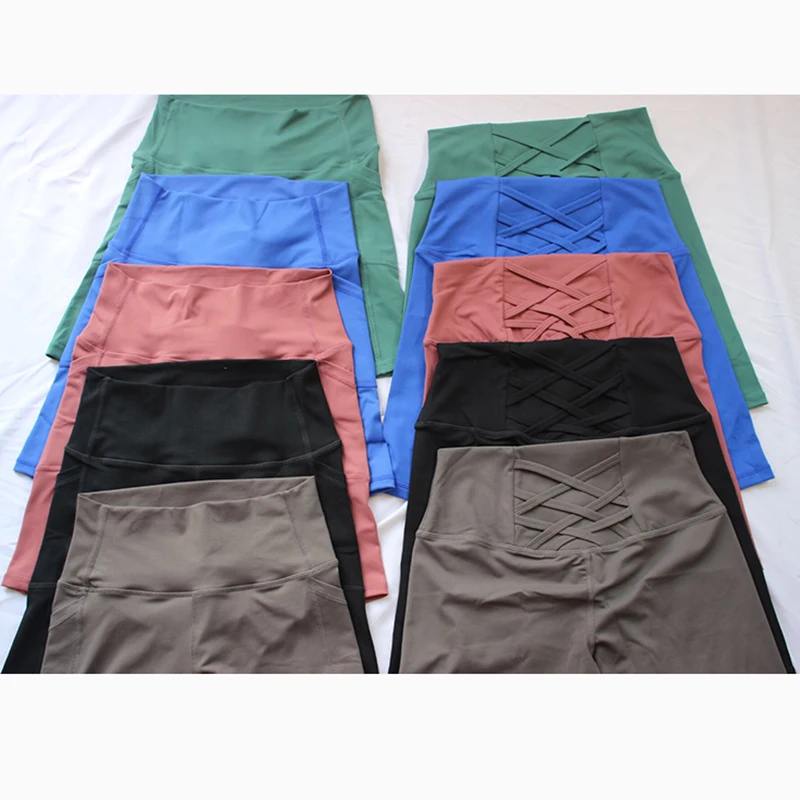 Летние женские шорты для йоги с высокой талией бесшовные обтягивающие