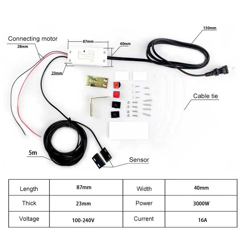 Переключатель Wi Fi умный Открыватель двери гаража Контролер с Alexa Google Home и IFTT Smart