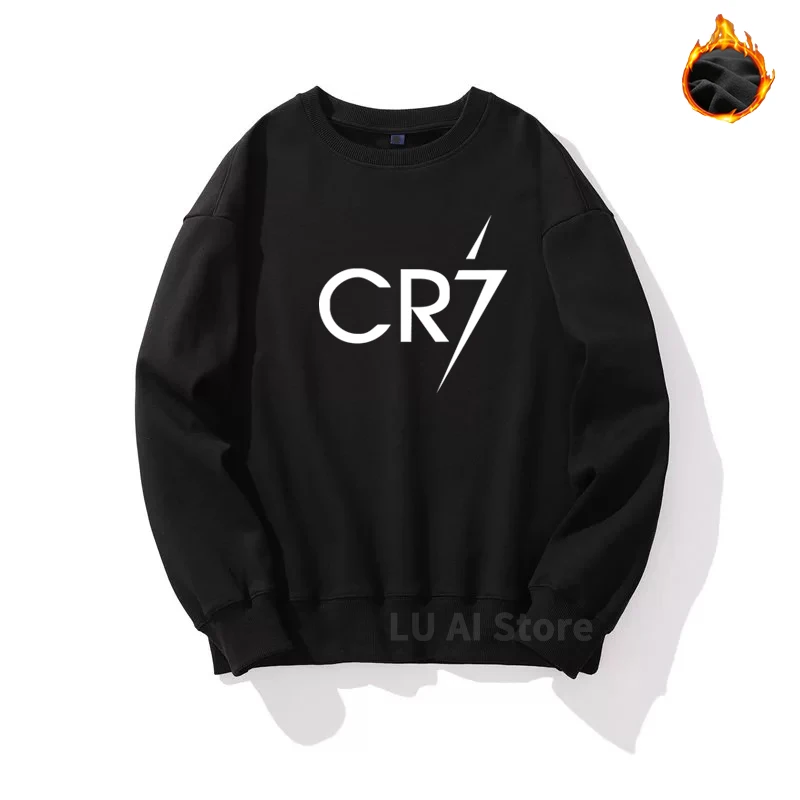 

Толстовки с принтом Криштиану Роналду CR7 для мужчин и женщин, уличная одежда для футбола со звездами, Модные свитшоты большого размера с кап...