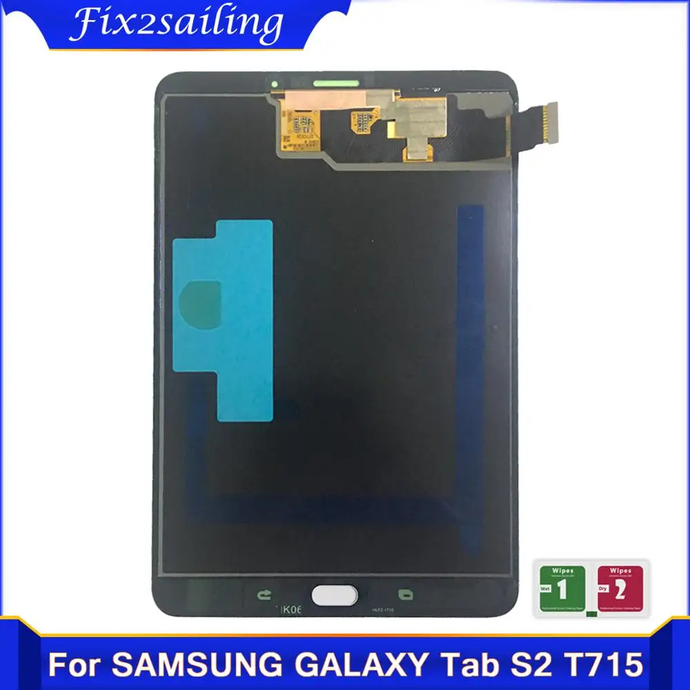 Протестированный ЖК-дисплей AAA + для Samsung TAB S2 8 0 SM-T715 T710 T715 сенсорный экран