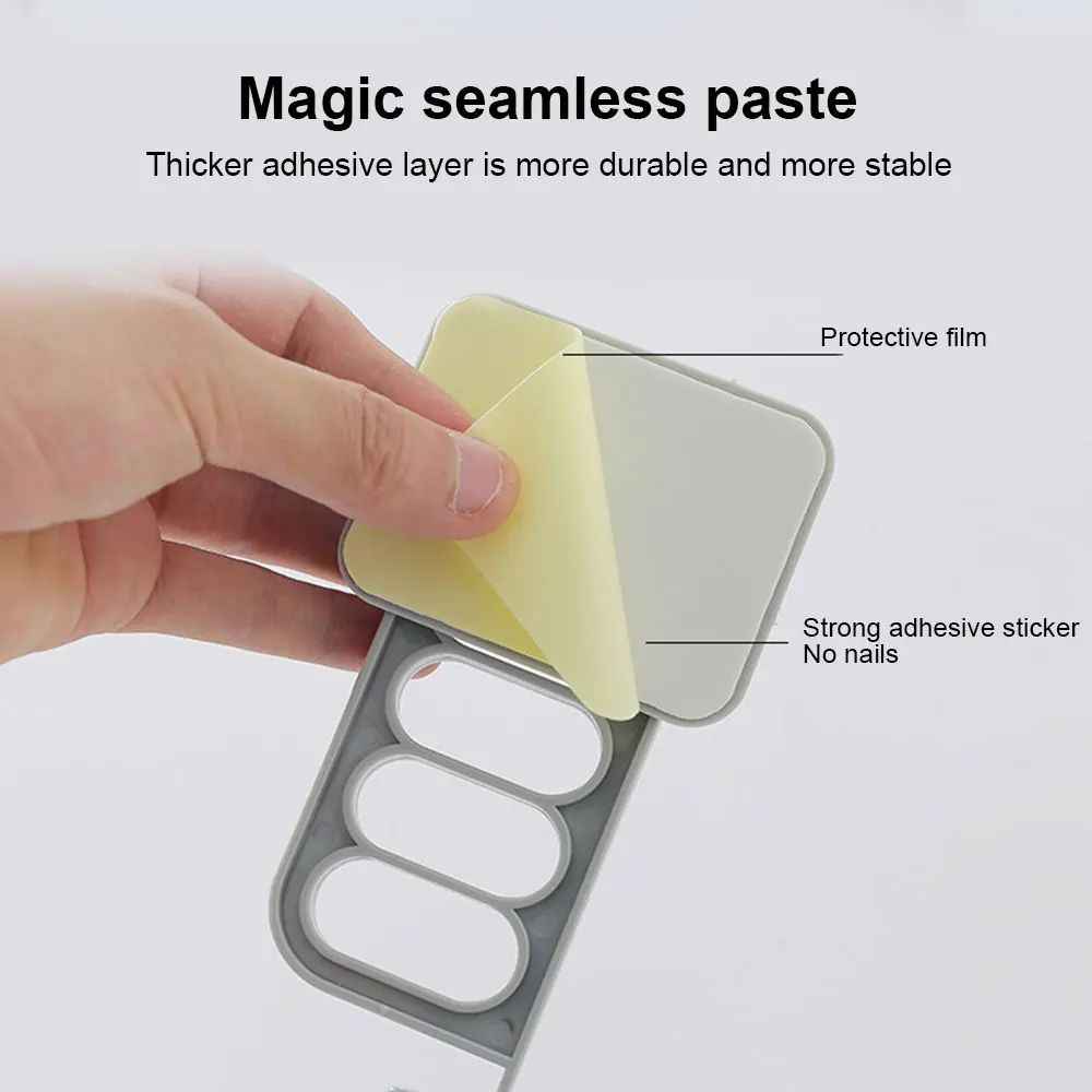 Складной клейкий настенный крючок складной самоклеящийся для полотенец вешалка