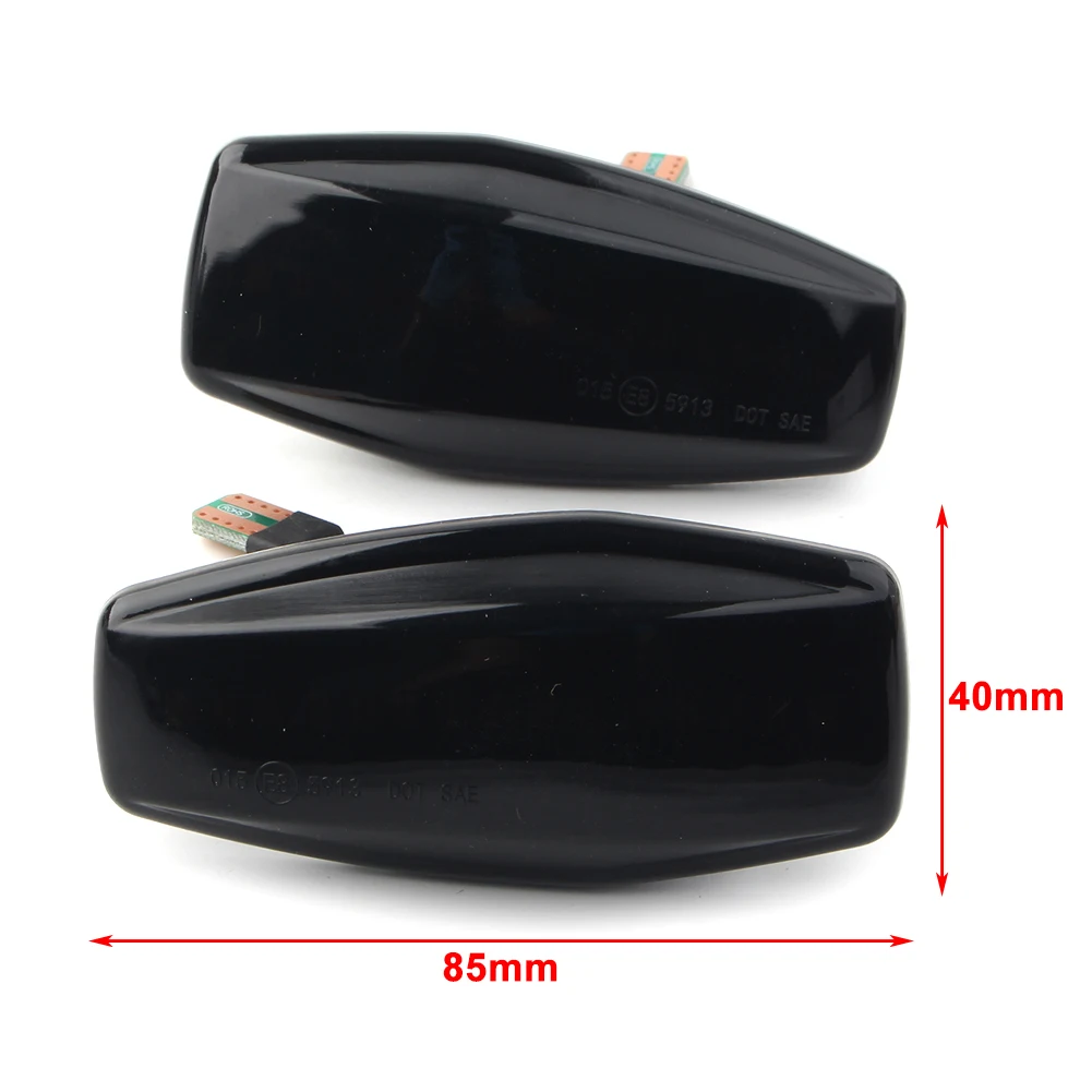 Автомобильный светодиодный динамический поворотный сигнал боковой габаритный