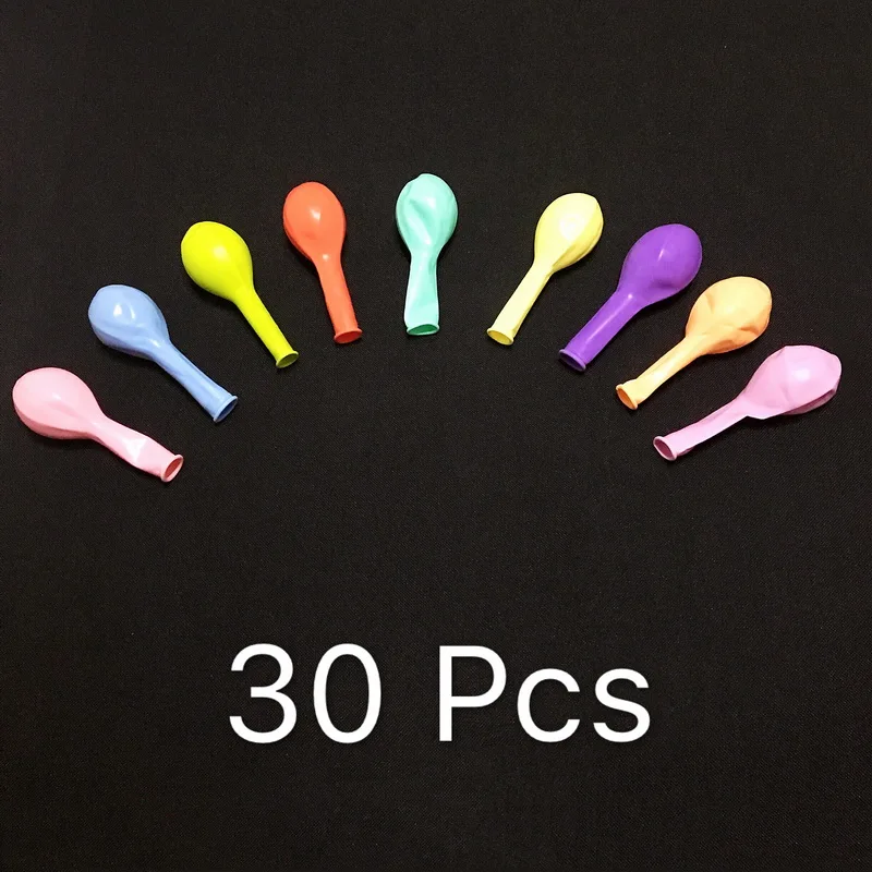 30PCS random 100 шт./лот 10 дюймов Макарон латексные шары для свадьбы, дня рождения украшения Globos Baby Shower девочка День рождения - Цвет: 30PCS random