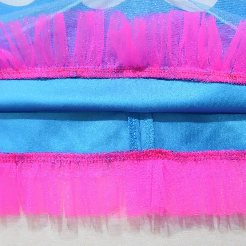 Kids Costumes Girls Trolls Poppy Costume Dress For Halloween for Carnaval Fancy Cosplay Girl Wig | Тематическая одежда и