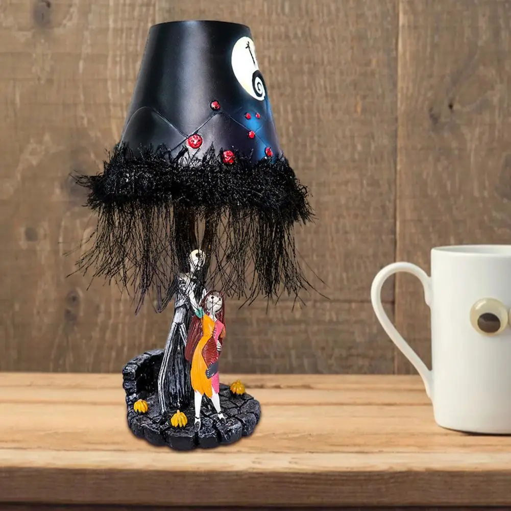 

2021 настольная лампа, инновационный череп, скульптурная смола, искусство, Винтажная настольная Светодиодная лампа на Хэллоуин СВЕТОДИОДНЫЙ ...