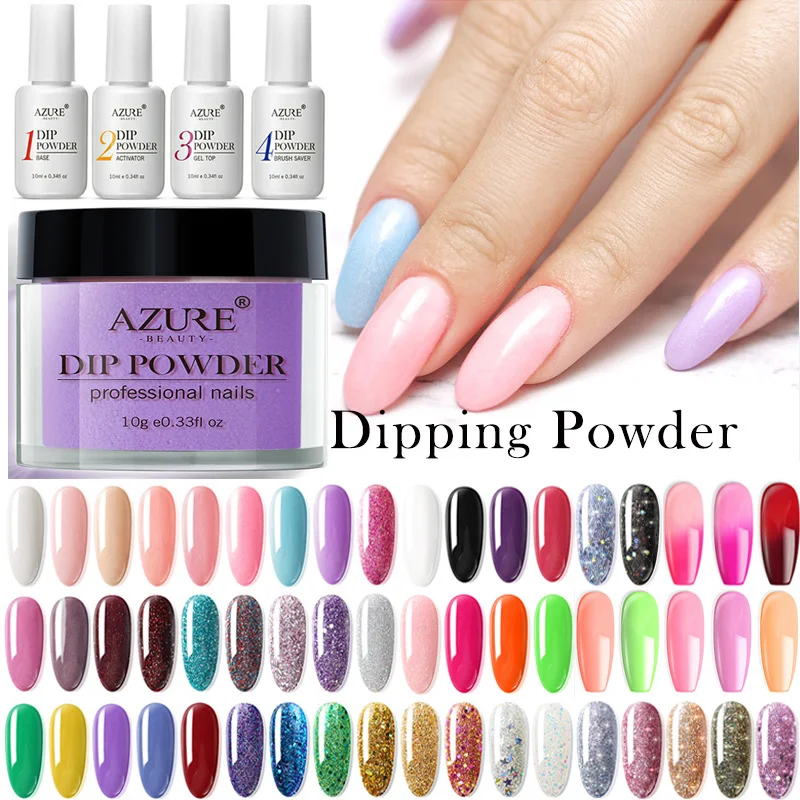 Modelones 59 шт./лот блестящая пудра для ногтей набор голографической пудры с