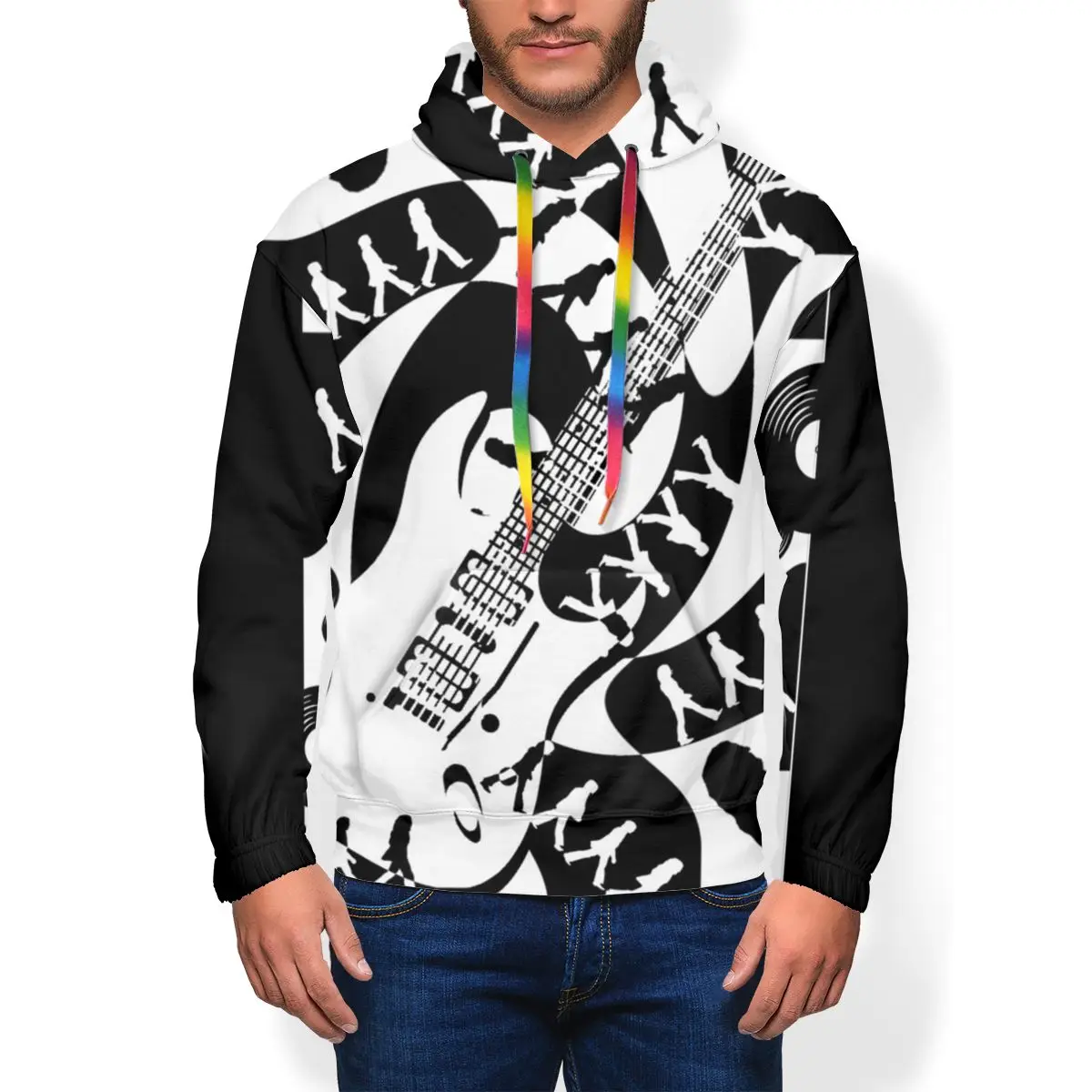 Толстовка с капюшоном Джордж Харрисона пока моя гитара мягко снижает вес