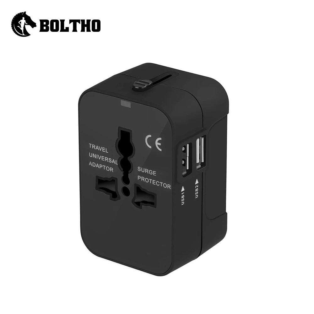 

Travel Adapter, BOLTHO Universal Worldwide All in One Converters,Adapter Charger ,for USA EU UK AUS Cell Phone Laptop