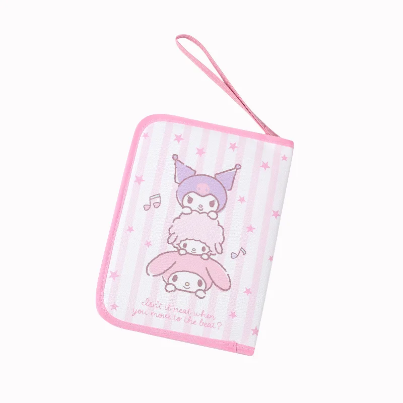Кошелек Hello Kitty Kuromi кожаная сумка на молнии Портативная Сумка для документов