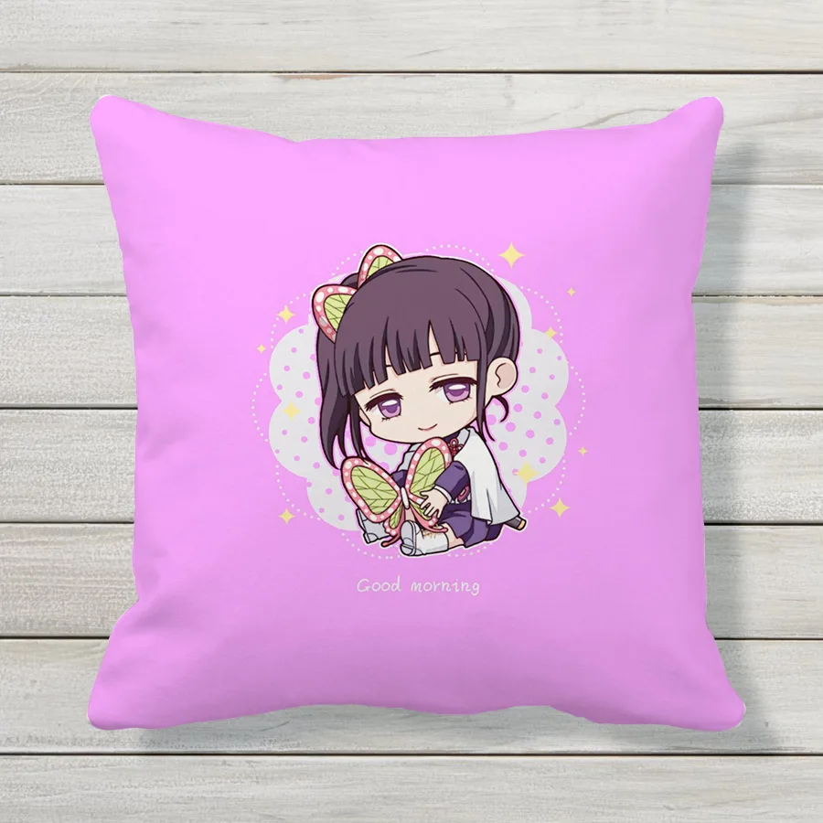 45CM Japan No pillow core Anime Demon Slayer Kimetsu no Yaiba Printed Pillows Cover Soft Decorative Pillow case Gift Pillowcase | Игрушки и