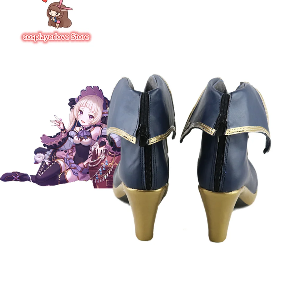 Принцесса Connect! Re:Dive Nijimura Yuki Обувь для косплея Сапоги Хэллоуин Карнавал Косплей