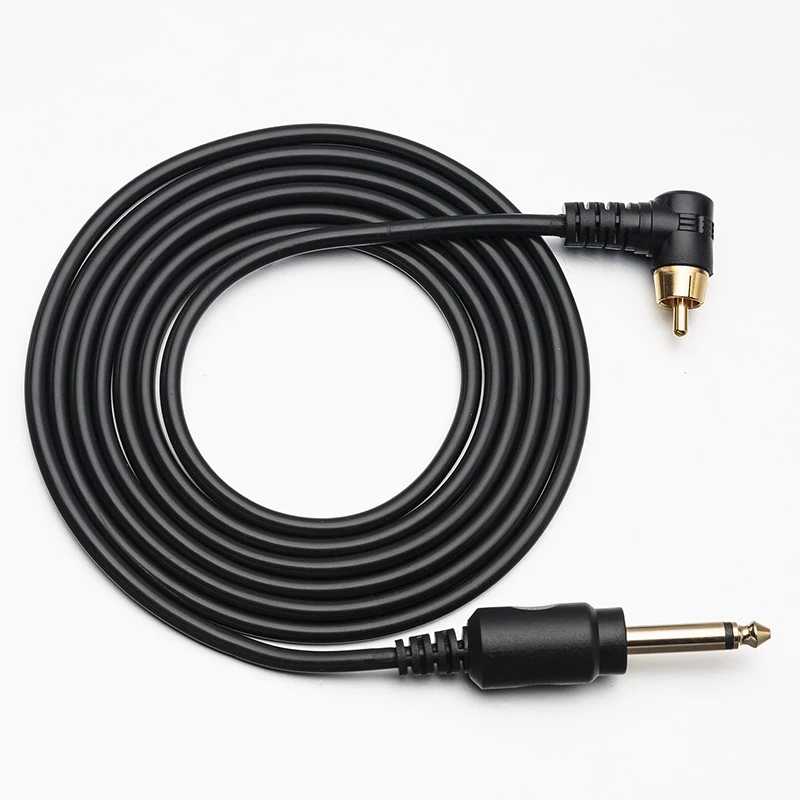 3 типа 2 м тату скрепка для станка шнур RCA и аудио интерфейс двойной медный провод крюк линия татуировки пистолет питания кабель аксессуар - Цвет: type 5