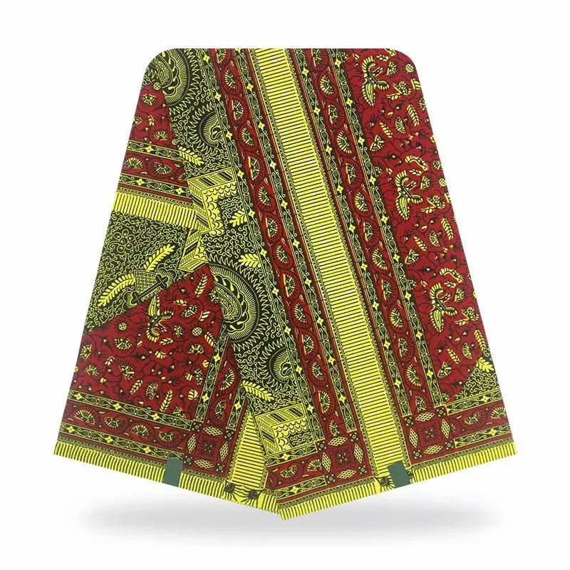 Африканская ткань вощеная принтом высокого качества настоящий воск