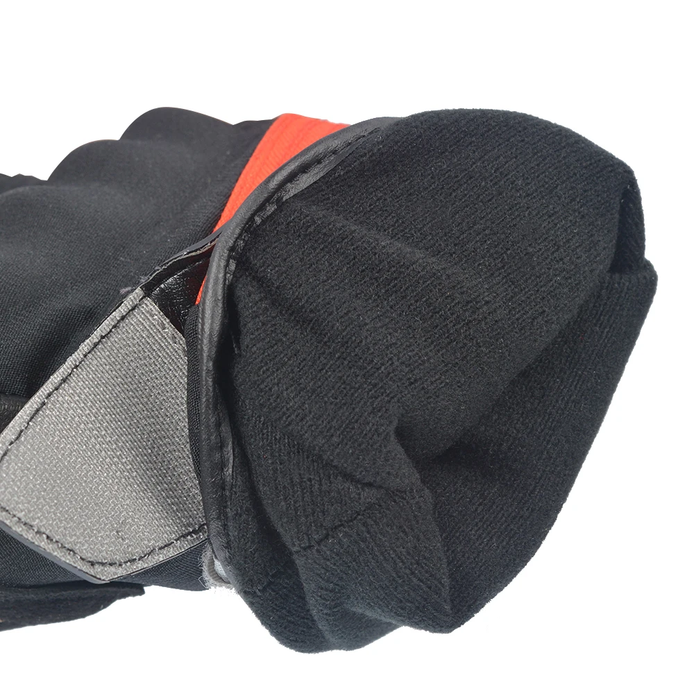 

Willbros Motocross GS Gry Leather Glove Keep Warm Motorbike Motorcycle Gloves