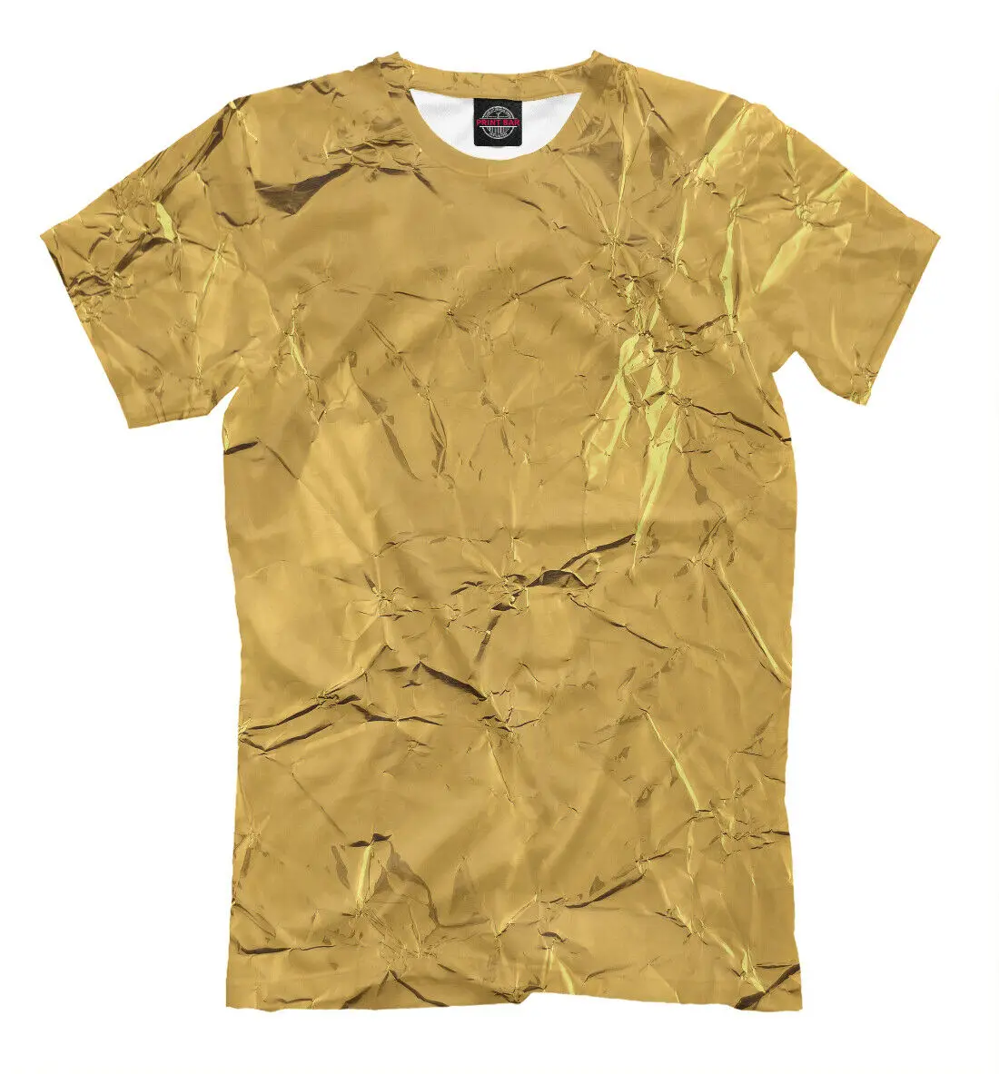 

2020 Golden Skin Expensive T-shirt Gold Leaf 3D Print All Over Printed Top Tees