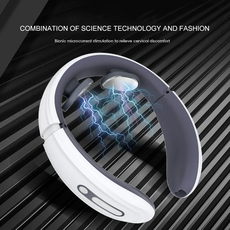 Портативный бытовой мини массажер для шейного отдела позвоночника