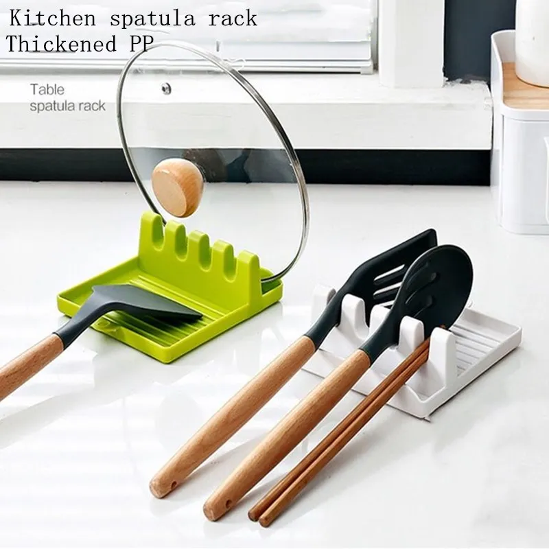 

Multifunction Ladle Spoon Rest Holder Utensil Organizer Spatula Holder Racks Pot Lid Storage Pad Kitchen Storage Shelf