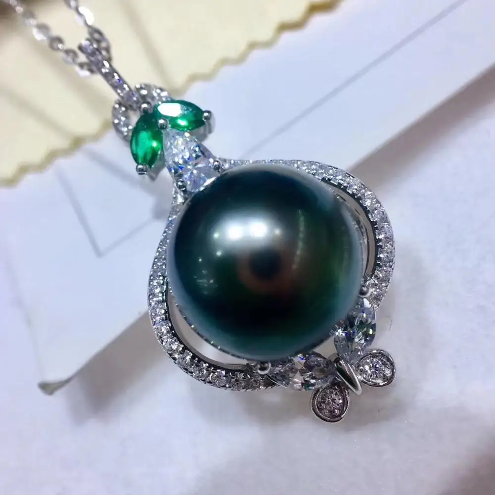 

New Charm 925 Sterling Silver Pendant Mounts Findings Settings Jewelry Parts Fittings Women Accessories for Pearls Beads Stones