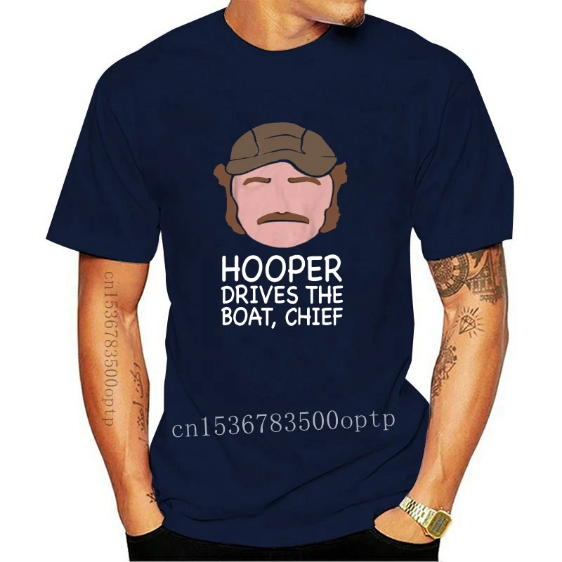 

Фильм "Челюсти" Hooper Guide la maglietta capo Boat