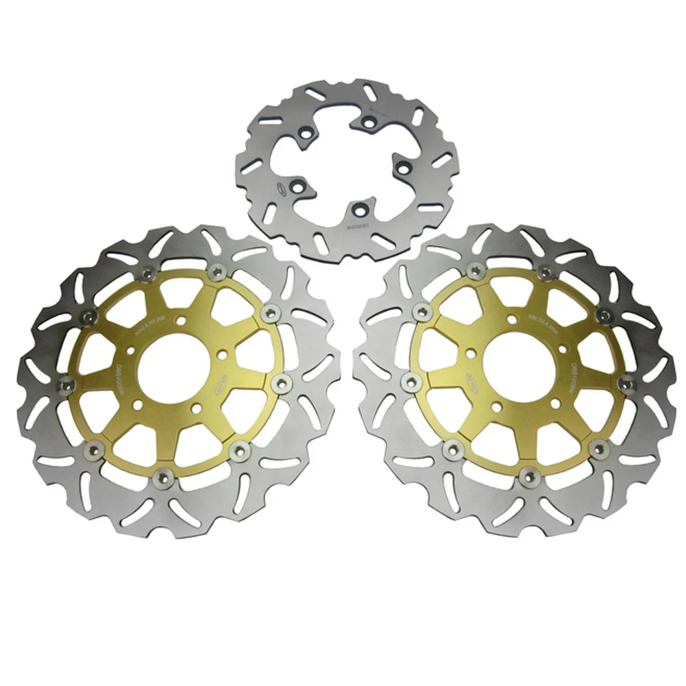 

Motorbike Front Rear Brake Disc Rotors Set For Suzuki GSXR 600 750 K4 2004 2005 & GSXR 1000 K3 2003-2004 2Pcs