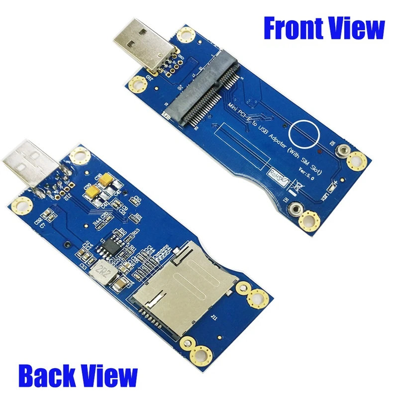Мини-адаптер PCI-E на USB со слотом для SIM-карты модуля WWAN/LTE 3G/4G плата адаптера