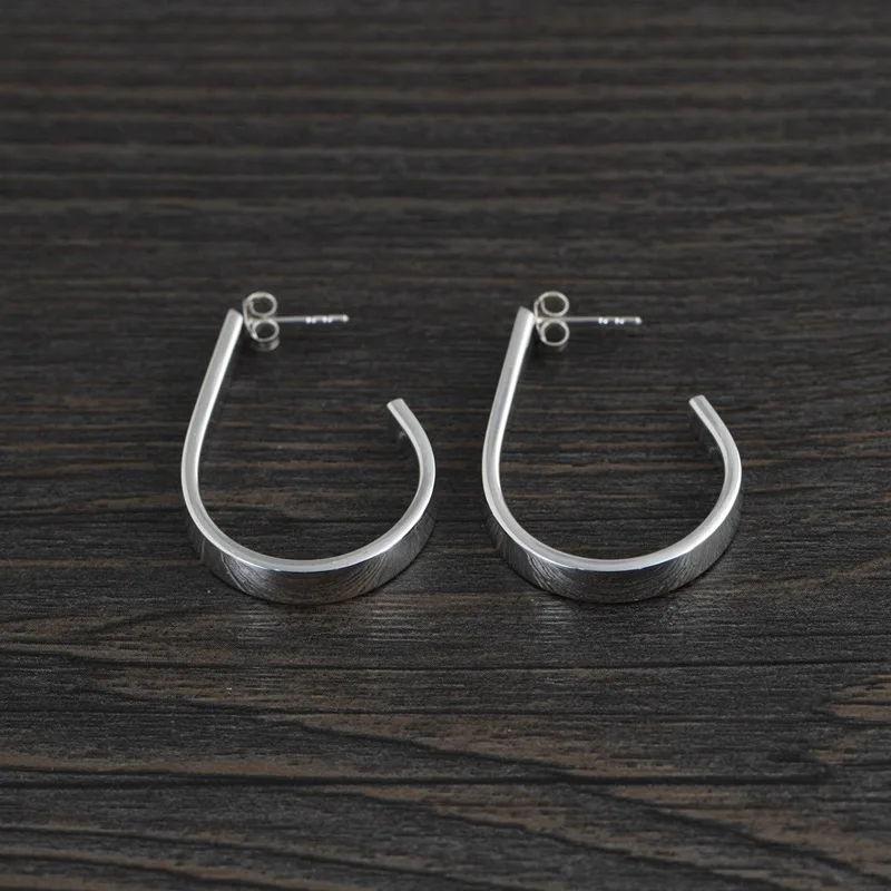 

Серьги-кольца женские из серебра 925 пробы, 100% пробы