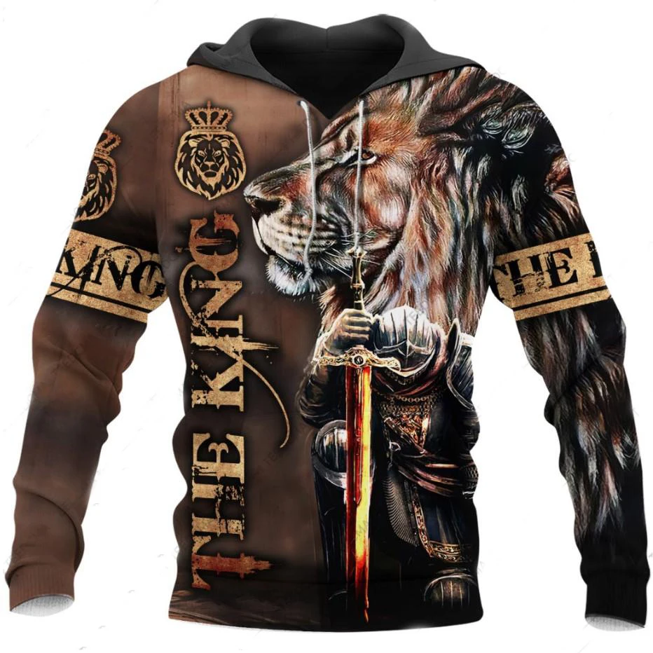 

Lion King Tattoo Art 3D Hoodie Men/Women Hipster Streetwear Outfit Autumn 90s Boys Hiphop Hood Sweatshirts Clothes Drop ship A55