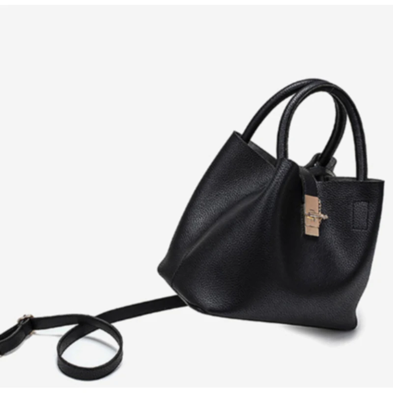 

Casual Strap Buckets Bag Designer Women Shoulder Bags Luxury PU Crossbody Bag Large Capacity Messenger Bag