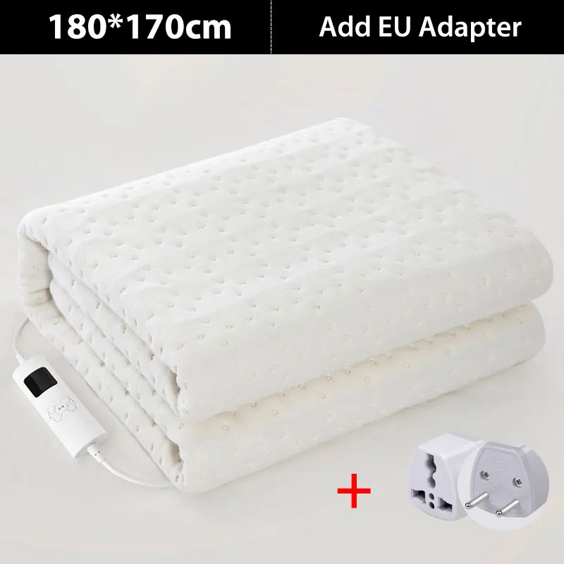 180x170 EU Adapter Xiaomi youpin, умное удаление клещей, электрическое одеяло, безопасность, синхронизация, интеллектуальный контроль температуры, удобная стирка для зимы - Цвет: 180x170 EU Adapter