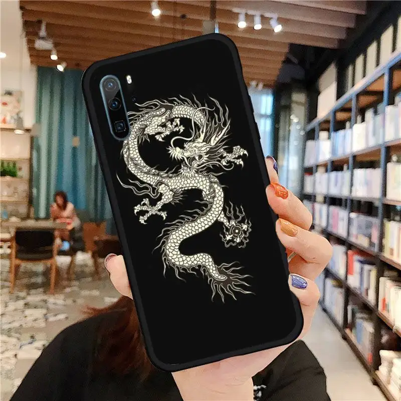 

Dragon Phone Case For Huawei honor Mate P 9 10 20 30 40 Pro 10i 7 8 a x Lite nova 5t Soft Silicone Shell Cover Funda