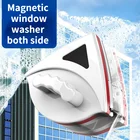 Магнитная щетка для мытья окон, двусторонняя магнитная щетка для мытья окон, бытовой инструмент для мытья окон, съемный, простой в установке