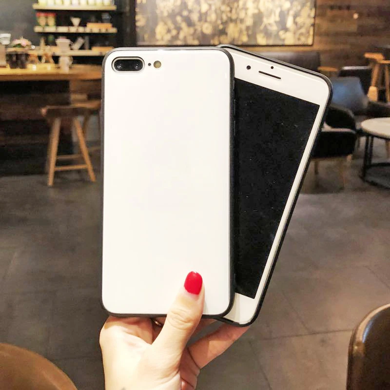 Для iphone XS MAX X XR coque силиконовый чехол 7Plus из закаленного стекла для мобильного
