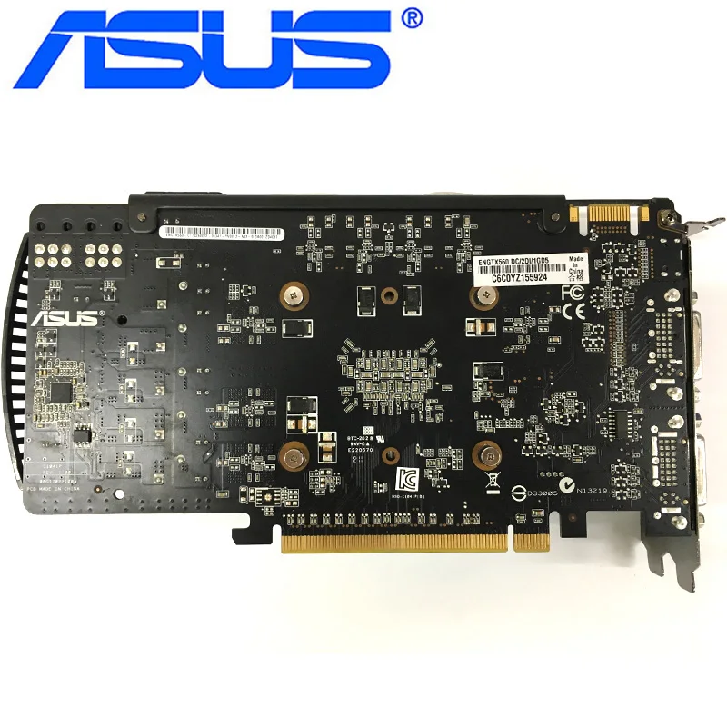 Видеокарта ASUS GTX 560 1 Гб 750 бит GDDR5 графические карты для nVIDIA Geforce GTX560 б/у VGA мощнее