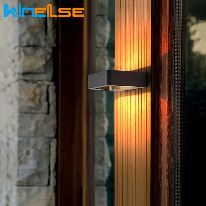 Уличная Водонепроницаемая алюминиевая настенная лампа светодиодный светильник