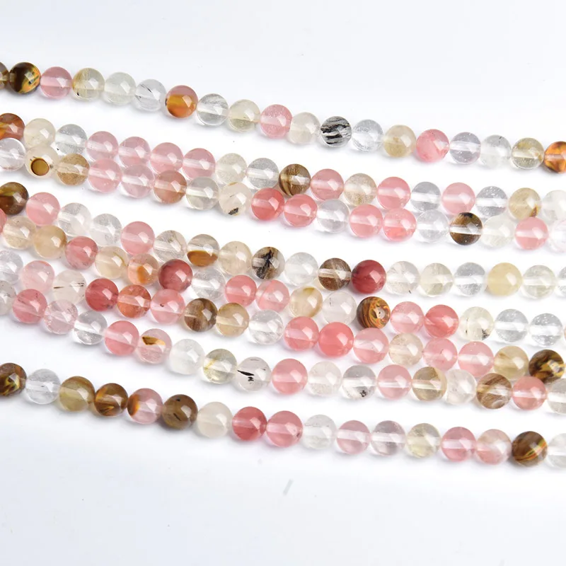 2021 Миксированные натуральные каменные гладкие бусины лавы и агаты, свободные аксессуары для изготовления браслетов, ожерелий и ювелирных изделий.