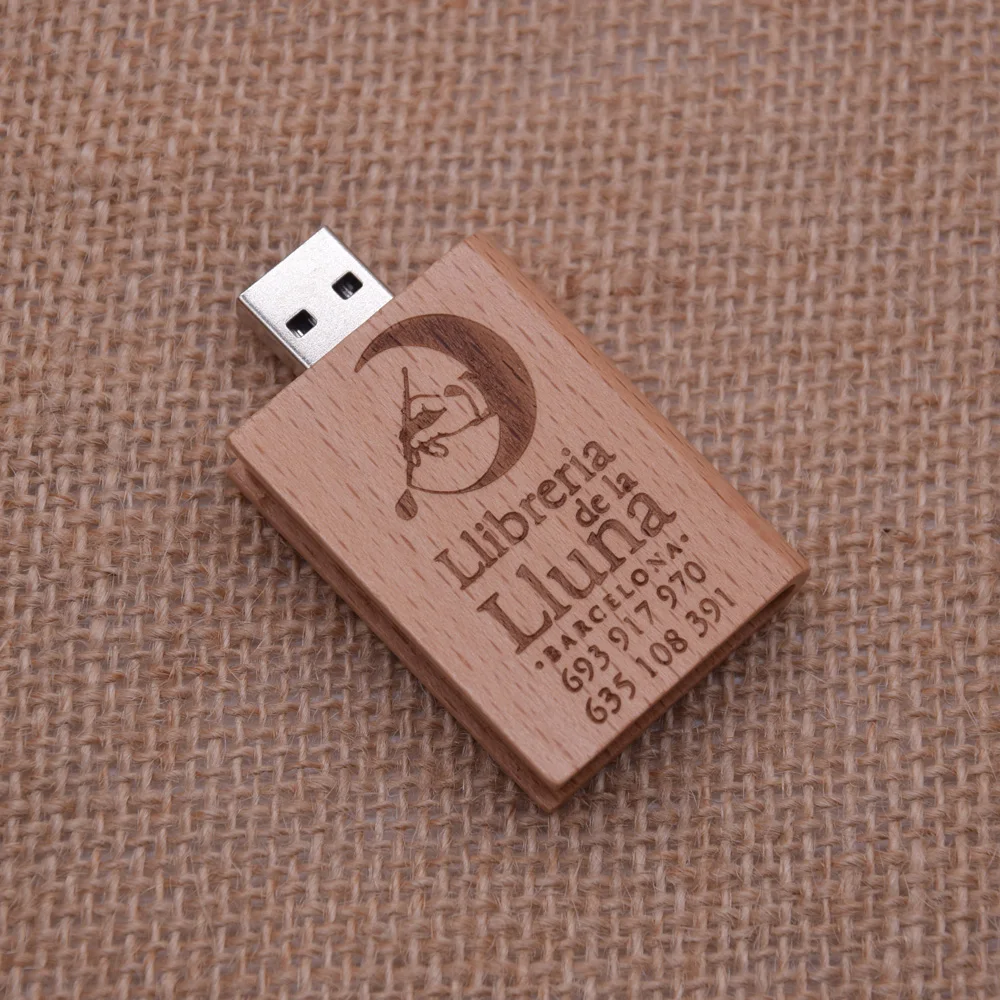 Usb флеш накопитель деревянный в форме книги 32 64 Гб 10 шт.|u disk|usb flash drive pendriveflash |