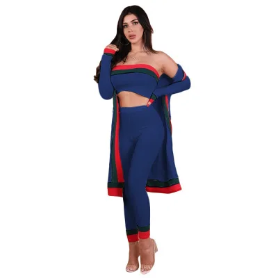 Женский костюм в африканском стиле большой эластичный осенний дизайнерский с