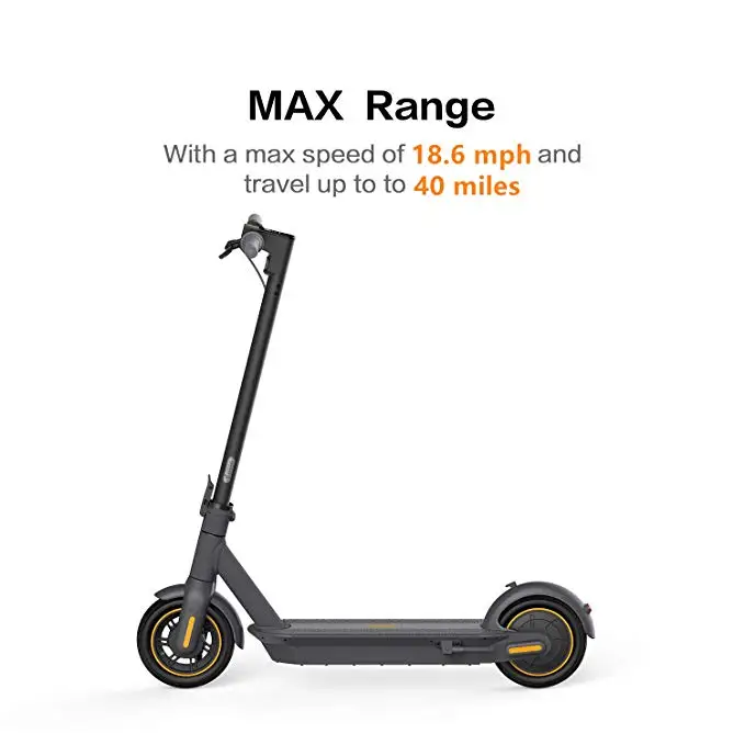 Ninebot MAX G30 Электрический скутер 40 4 миль большой дальности Батарея 15 5 в час)