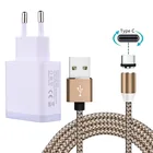 Магнитный зарядный кабель usb Type-C для Samsung galaxy A71 A20 M31 Xiaomi A3 Mi 9 10 Redmi 8 Note 9S Honor 9X, USB-адаптер для телефона 2A