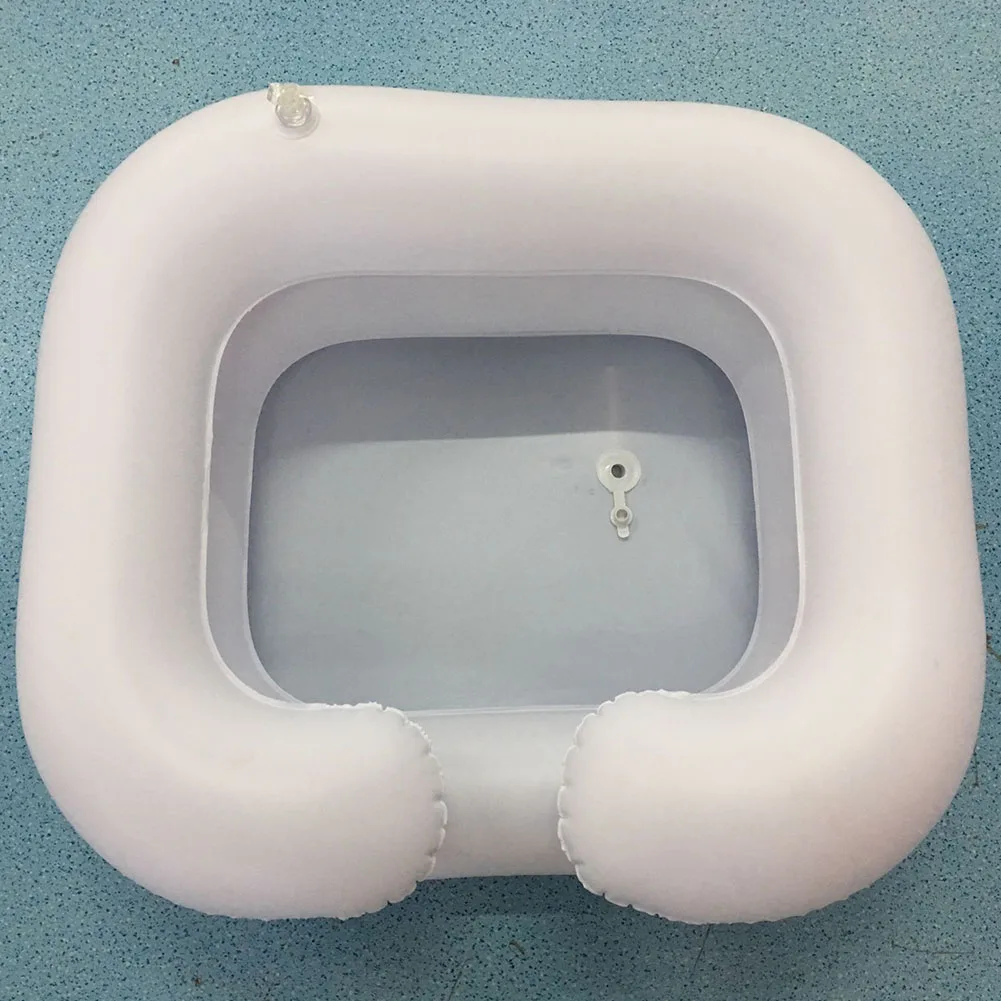 Портативный надувной поднос для шампуня инвалидов раковина мытья волос из ПВХ