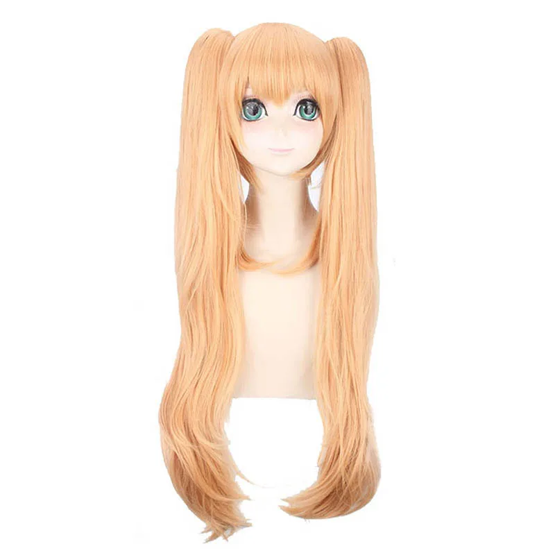 

Girls Frontline UMP9 Wig Cosplay Costume Women 80cm Long Heat Resistant Synthetic Hair Wigs With Double Ponytails
