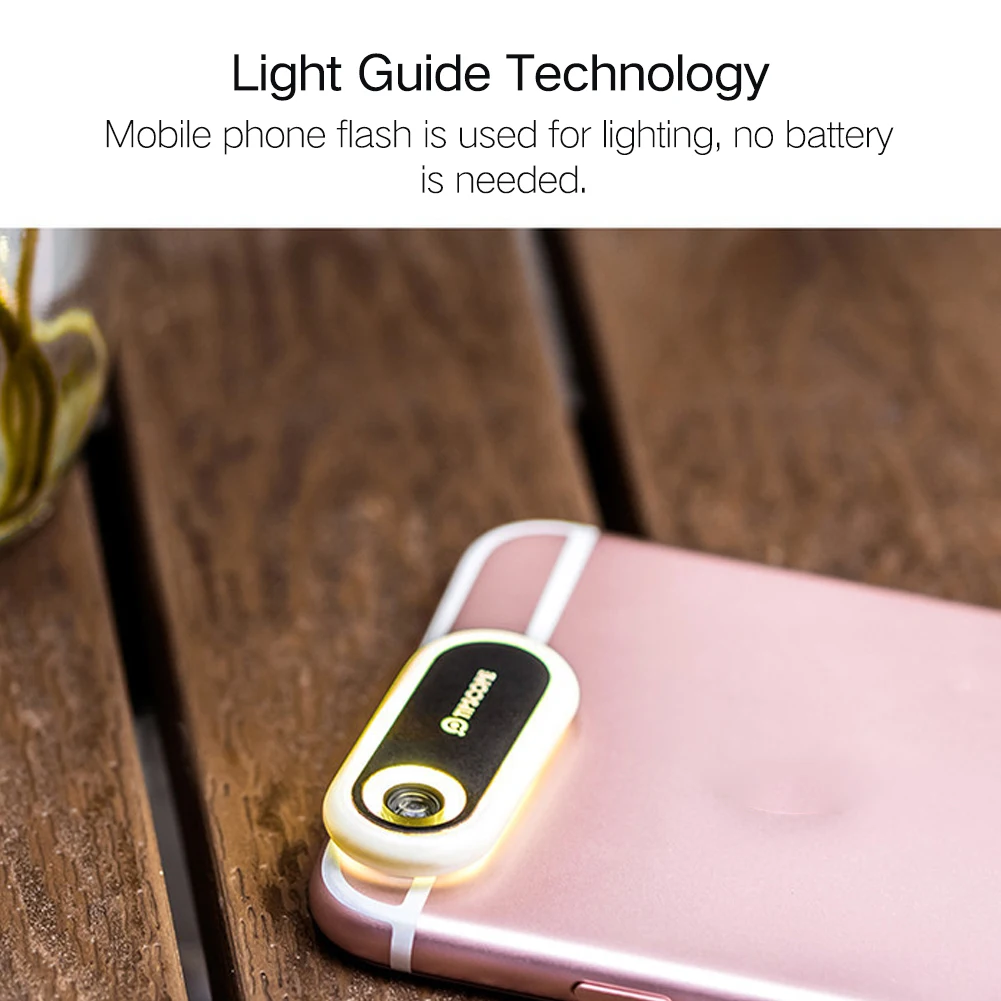 

Microscope for Phone Lens Monocular Mobile Phone Camera Lens High Magnification Smartphone External 20-400X Microscope Lens