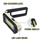 COB рабочий светильник ультра яркий светодиодный Рабочий фонарь гибкий складной контросветильник портативный фонарик Открытый кемпинг автомобиль грузовик