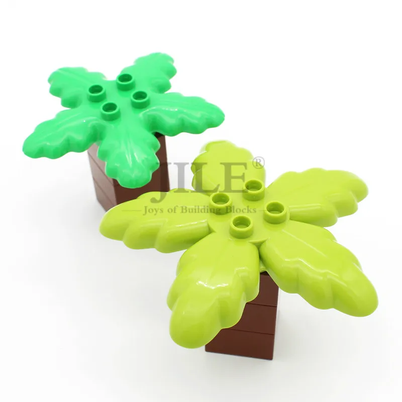 

Конструктор Moc, с 4 верхними шипами, с листьями пальмы